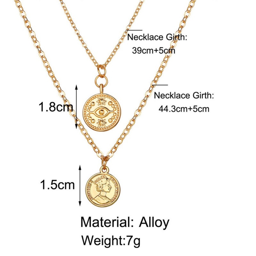 Gold plated chain necklace - Picture 5 of 5